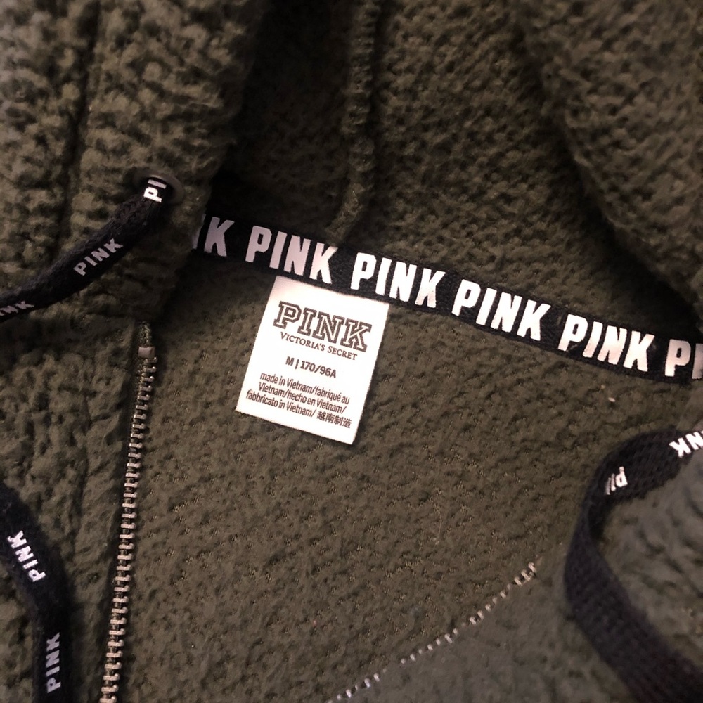 Victoria secret pink Sherpa pullover
